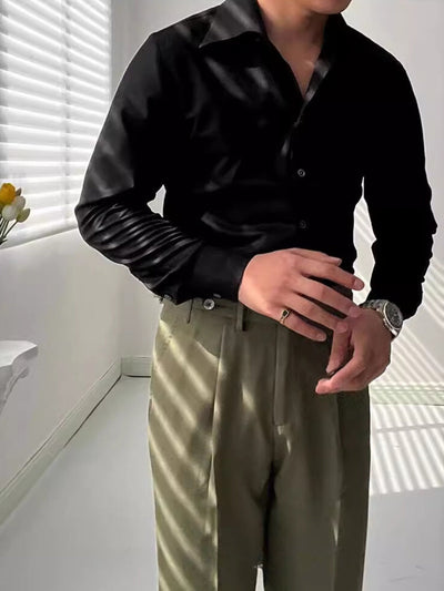 LUGINO | CAMICIA ATLETICA ITALIANA DA UOMO IN BAMBÙ