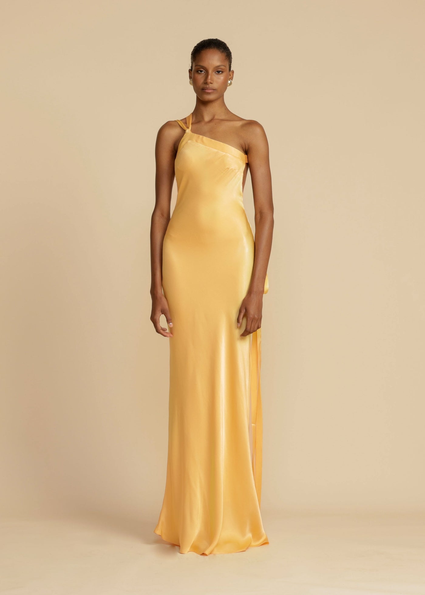 Celeste™ - Elegant Golden Dress