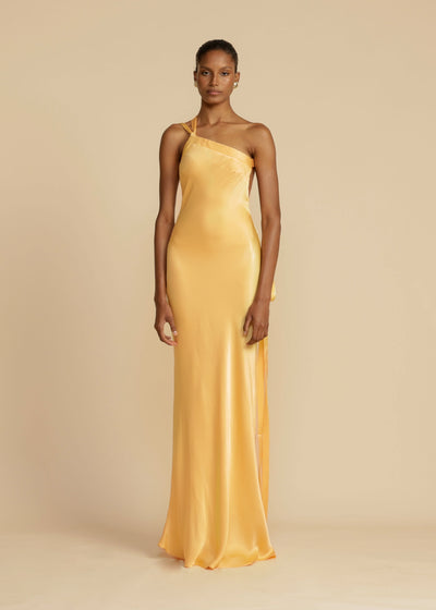 Celeste™ - Elegant Golden Dress
