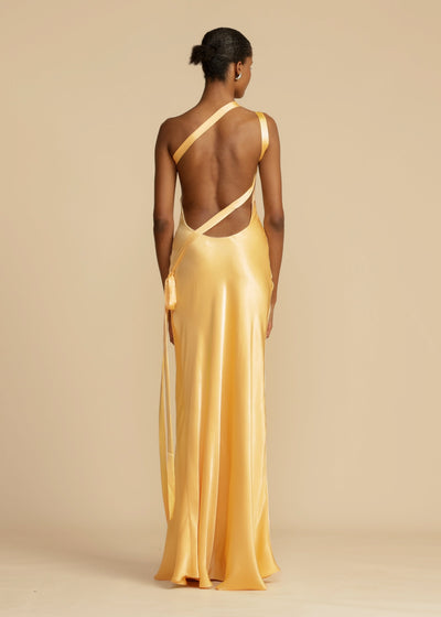 Celeste™ - Elegant Golden Dress