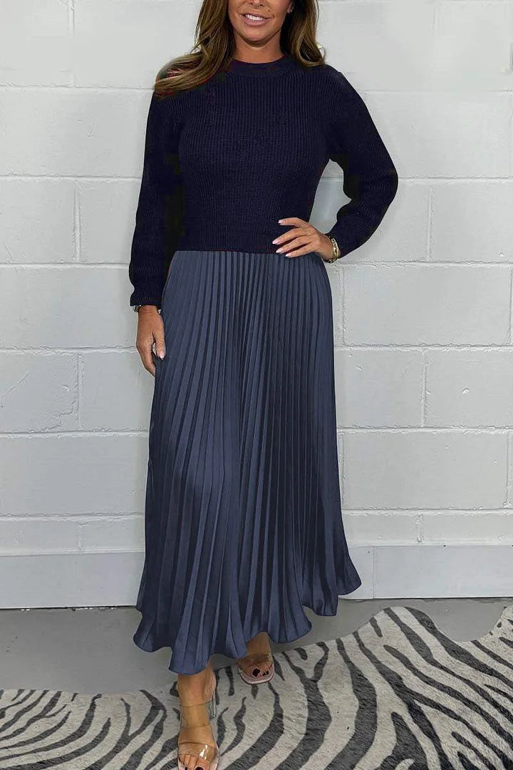 Elina™ - Jersey with Pleated Skirt in One