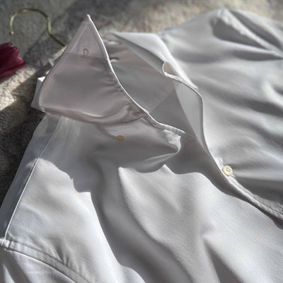 LUGINO | CAMICIA ATLETICA ITALIANA DA UOMO IN BAMBÙ