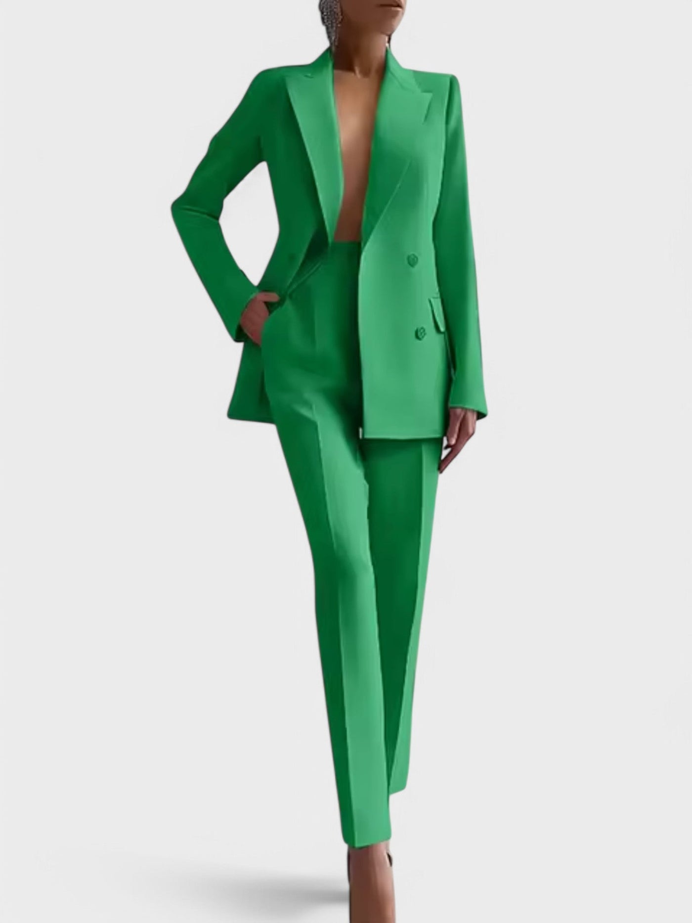 Marisa™ – Blazer and Pleated Pants Set