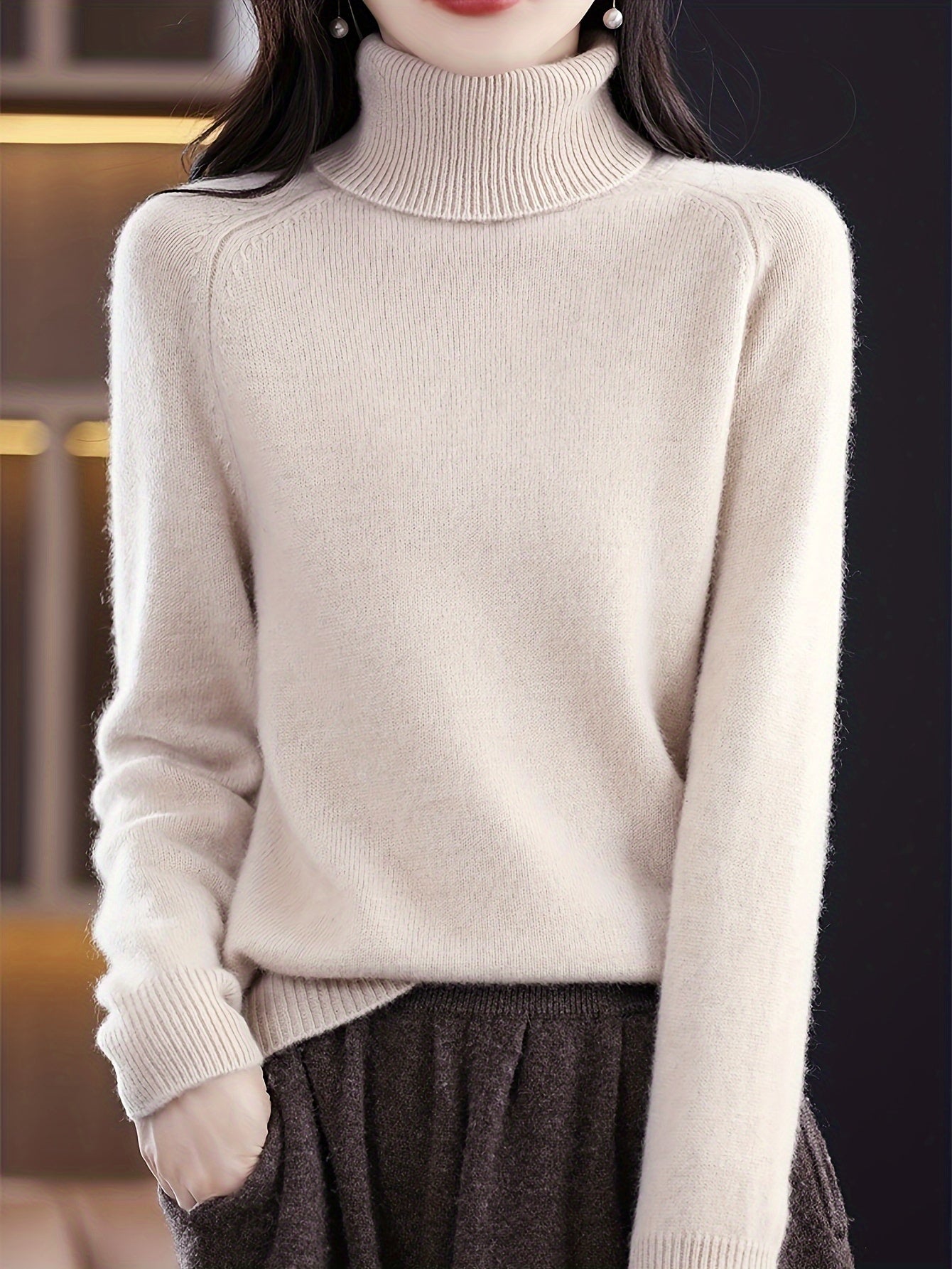 Lauren™ – Soft Turtleneck Sweater