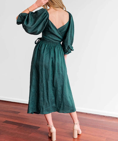 Mariah™ - Bow Dress with Long Sleeves