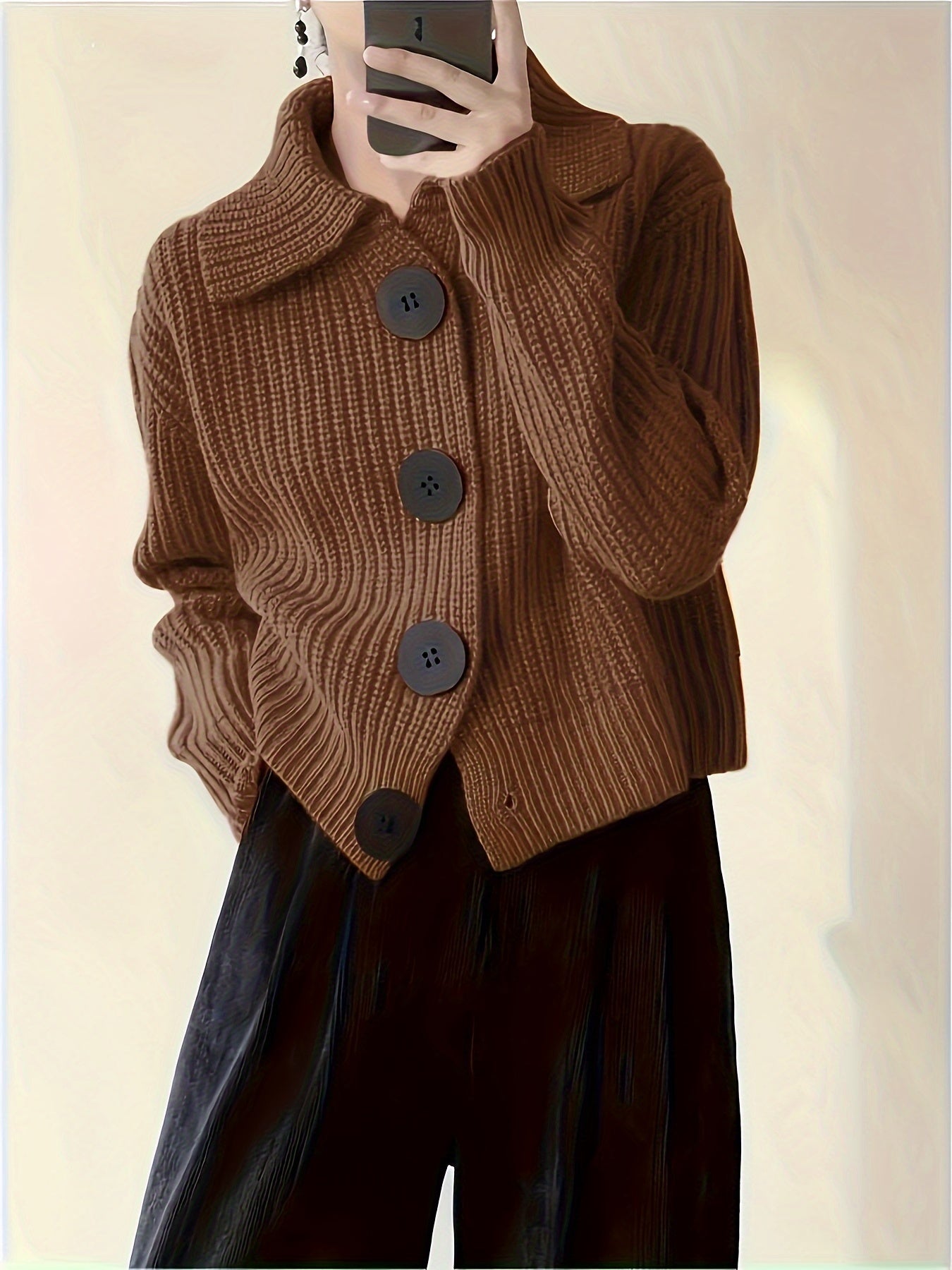 Madeline™ – Ribbed Knit Cardigan