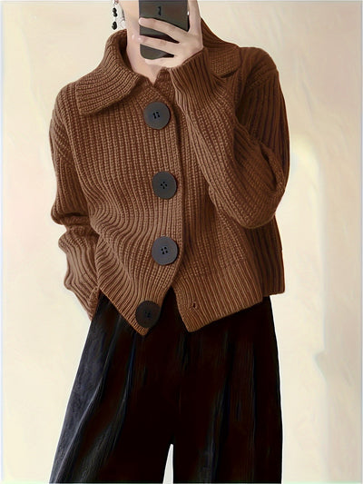 Madeline™ – Ribbed Knit Cardigan