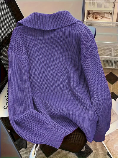 Madeline™ – Ribbed Knit Cardigan