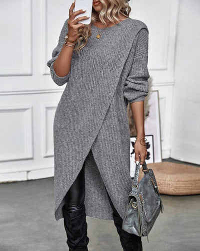 Mavery™ - Long Dress Style Sweater