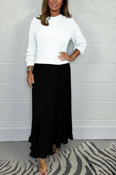 Elina™ - Jersey with Pleated Skirt in One