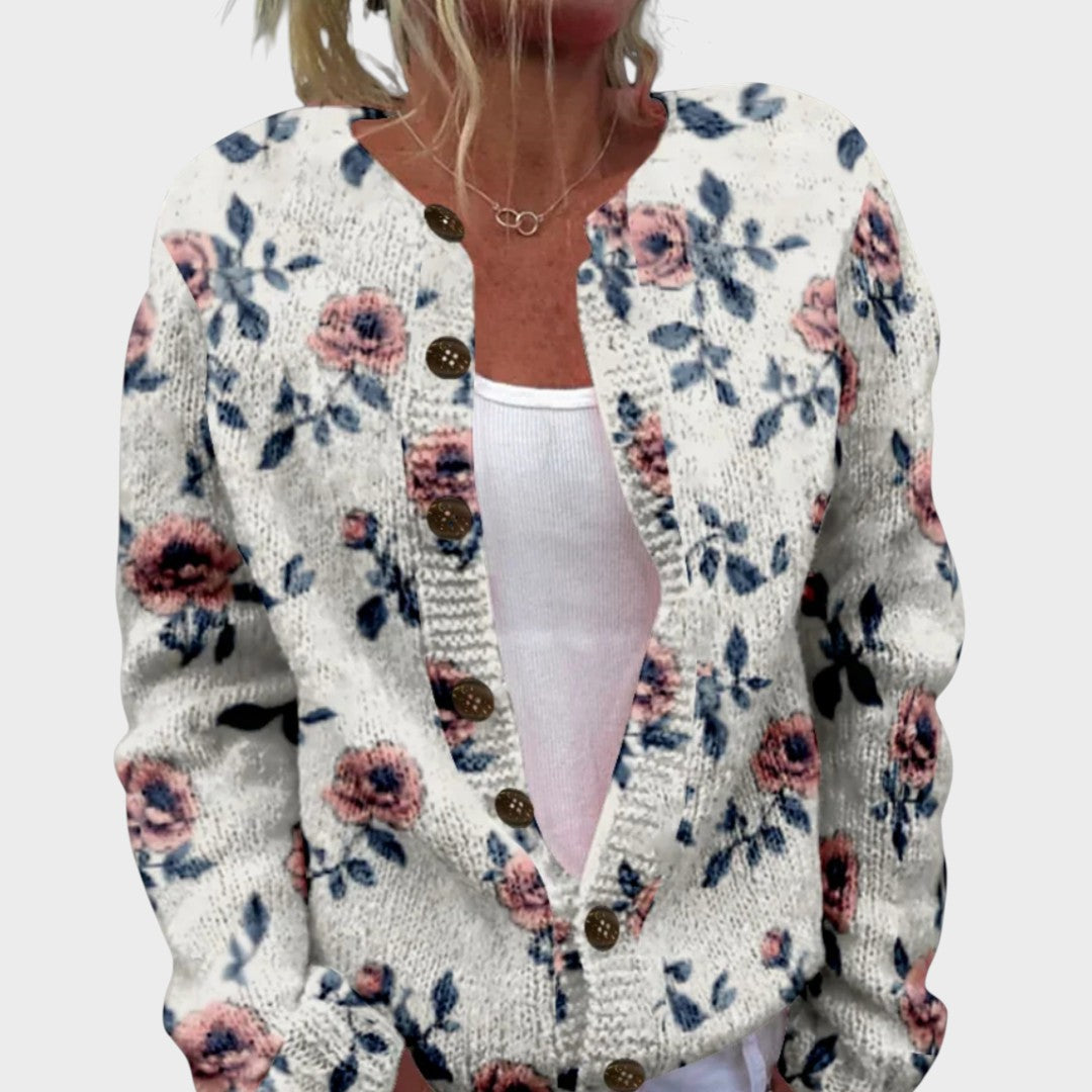 Laura™ - Autumn Floral Cardigan