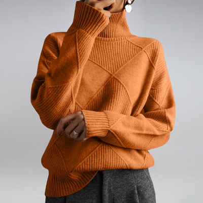 Adelle™ | Pullover con Collo Alto Confortevole