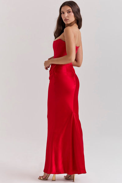 Patricia™ - Long Dress Satin Finish