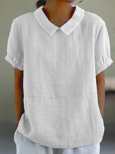 Amalie™ | Blusa con Collo e Vestibilità Relaxed