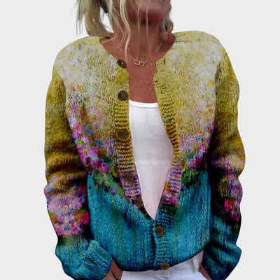 Rita™ - Autumn Floral Cardigan