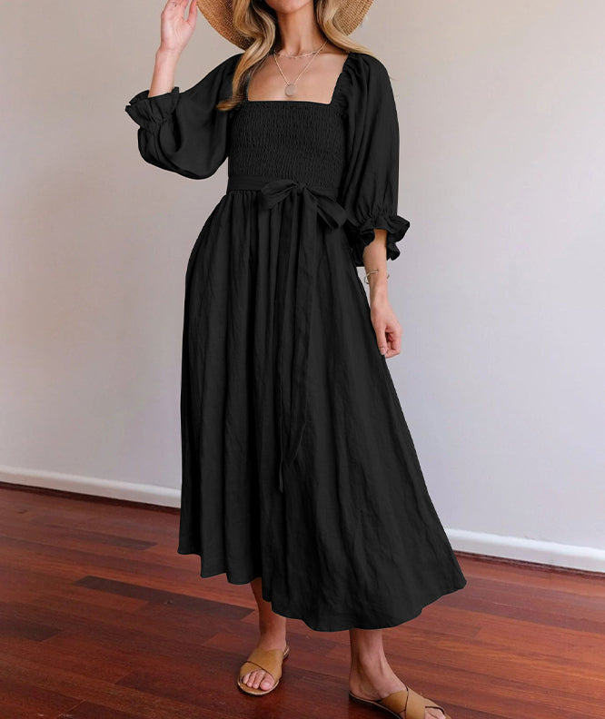 Mariah™ - Bow Dress with Long Sleeves