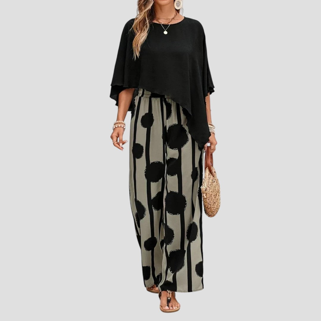 Paolina™ | Set Due Pezzi Elegante con Stampe