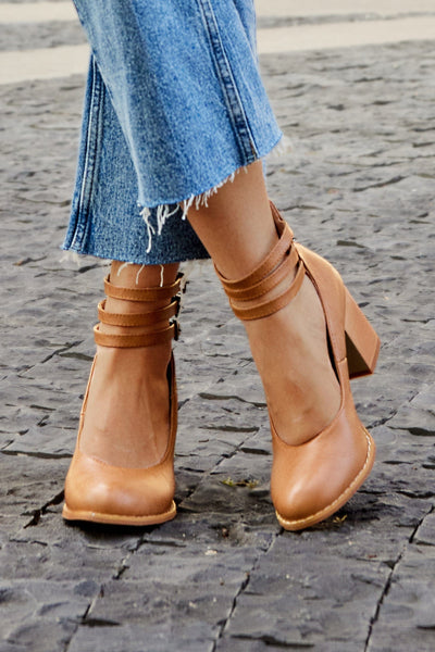 Ariana™ |  Triple Buckle Heels