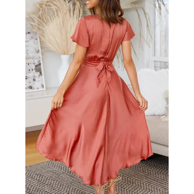 Clara™ - Elegant Satin Dress