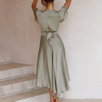 Clara™ - Elegant Satin Dress