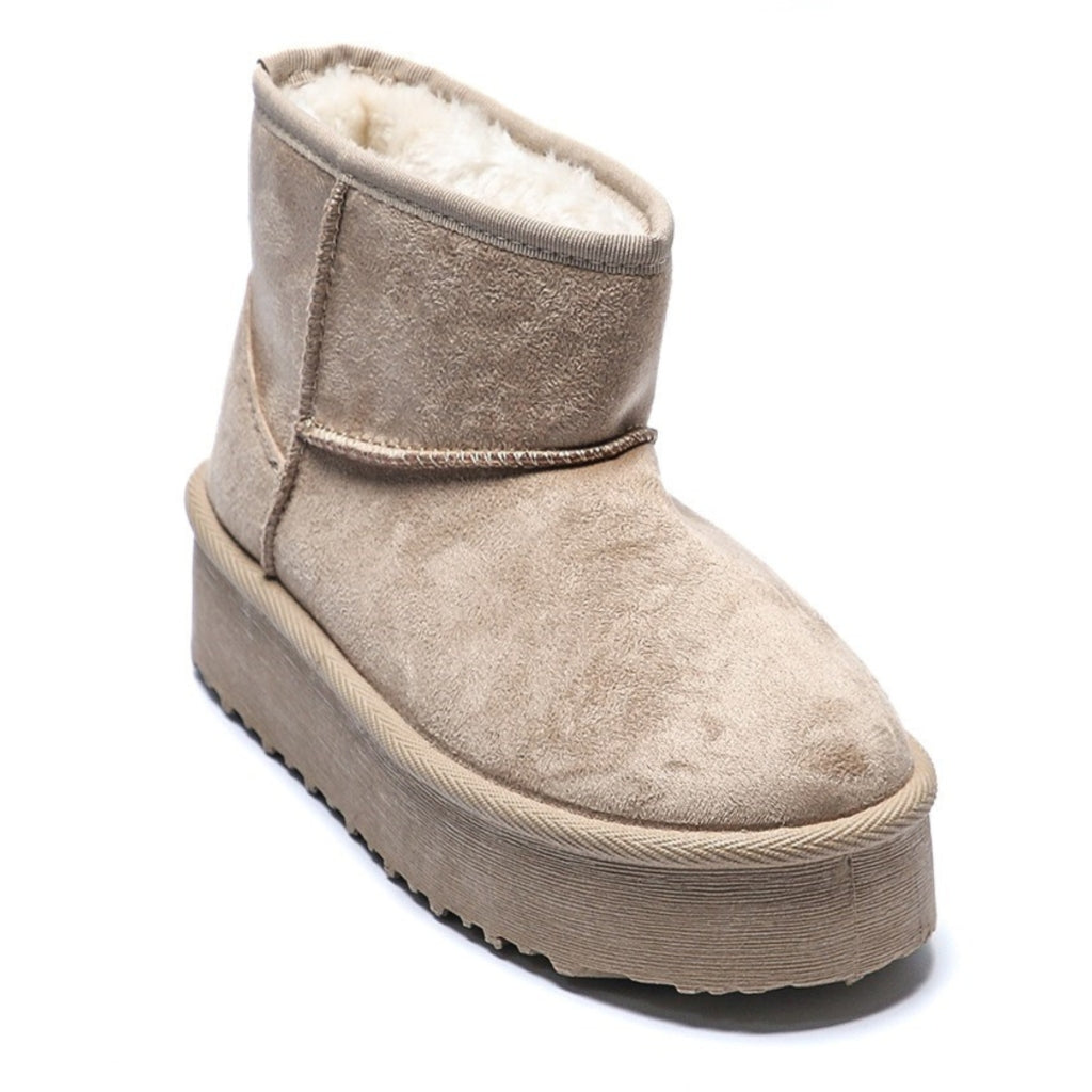 Ariane ladies' plush boots WD145 - Beige