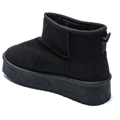 Ariane ladies' plush boots WD145 - Black
