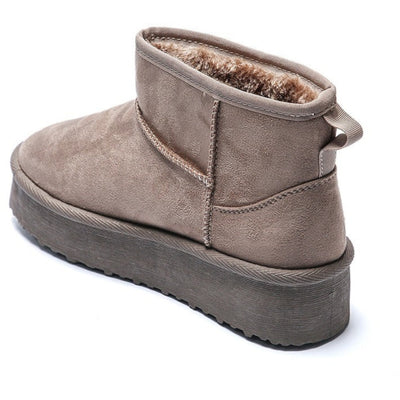 Ariane ladies' plush boots WD145 - Khaki