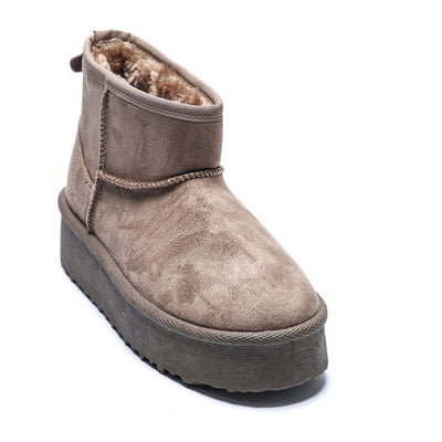 Ariane ladies' plush boots WD145 - Khaki