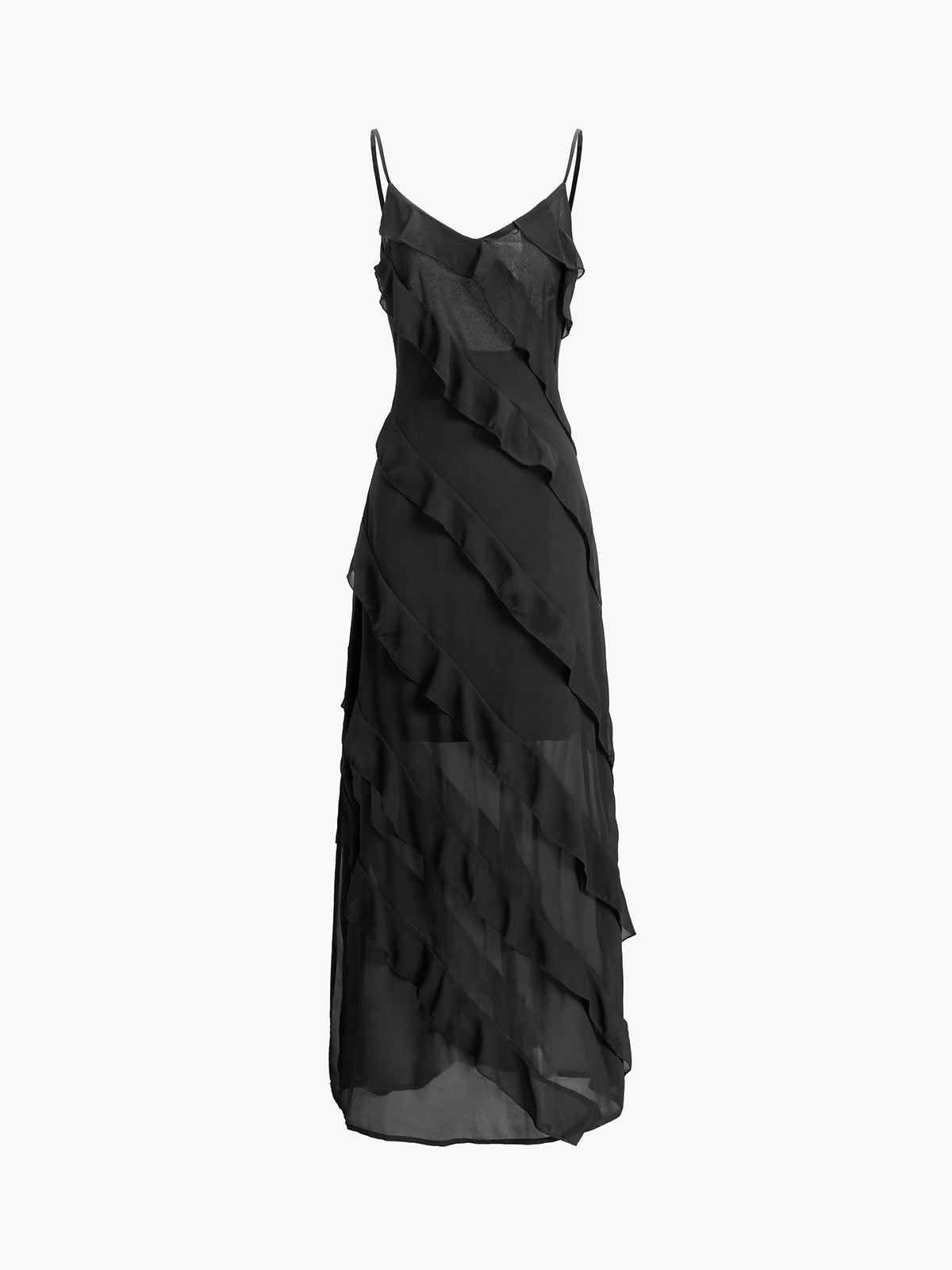 Violeta™ - Elegant Long Dress with Ruffles