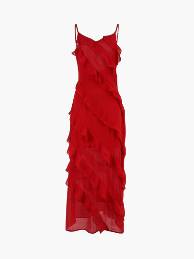 Violeta™ - Elegant Long Dress with Ruffles