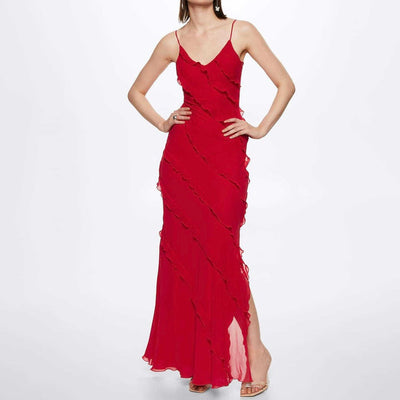 Violeta™ - Elegant Long Dress with Ruffles