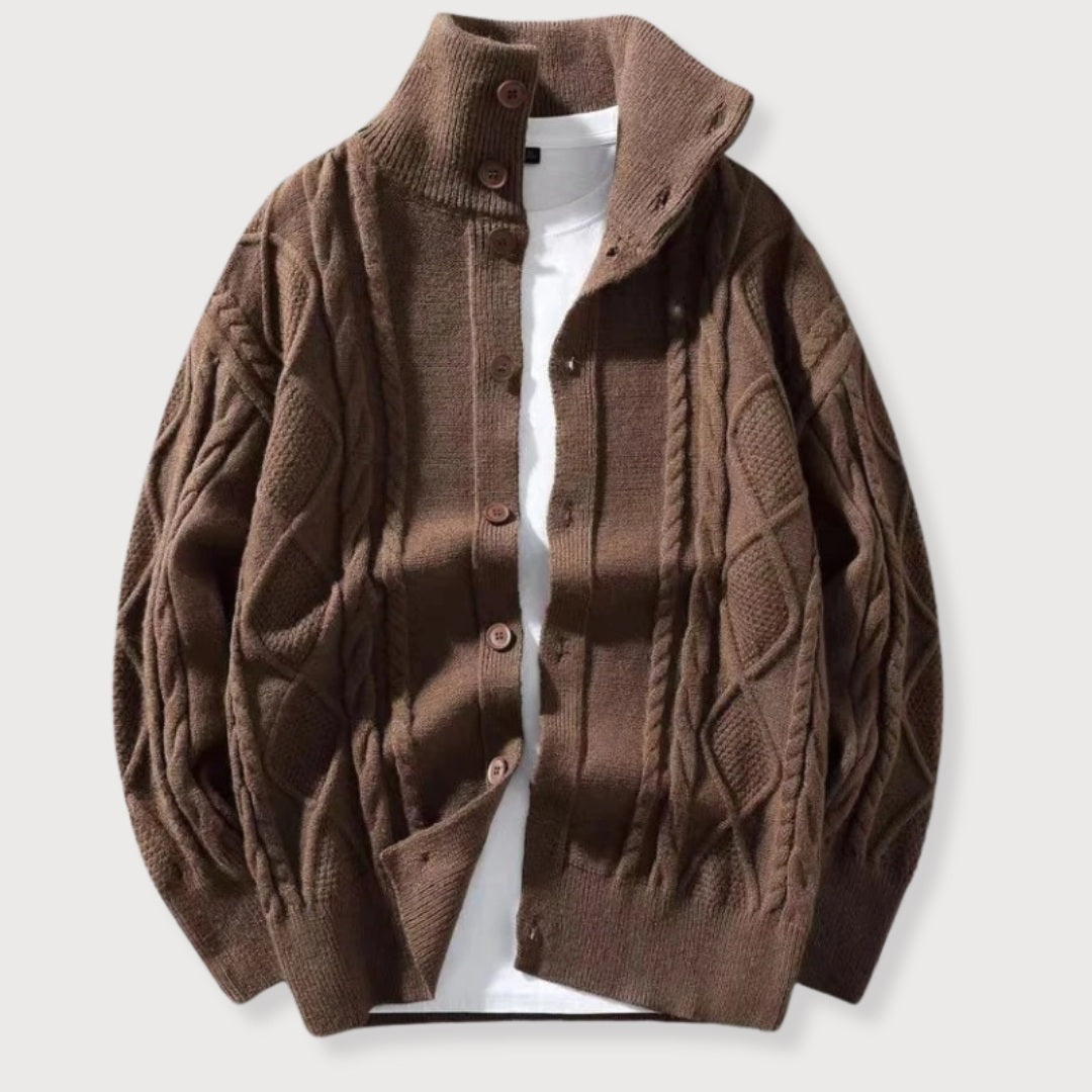 LEONARDO | CARDIGAN UOMO IN MAGLIA