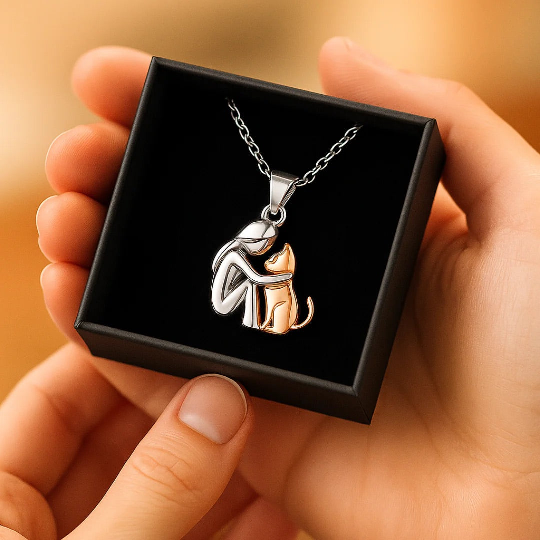 Beth™ - Cat-Shaped Pendant Necklace