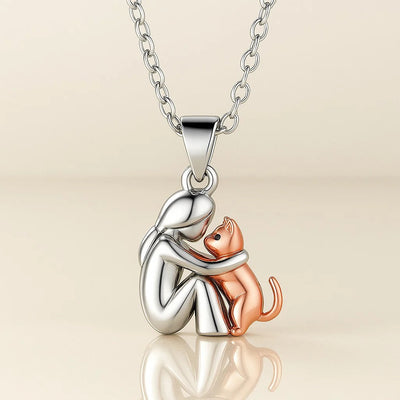 Beth™ - Cat-Shaped Pendant Necklace