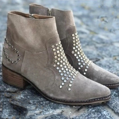Cadence™ | Ankle Boots With Studs