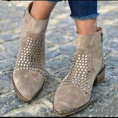 Cadence™ | Ankle Boots With Studs