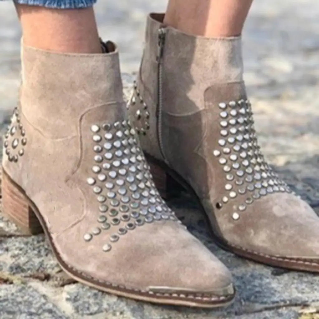 Cadence™ | Ankle Boots With Studs