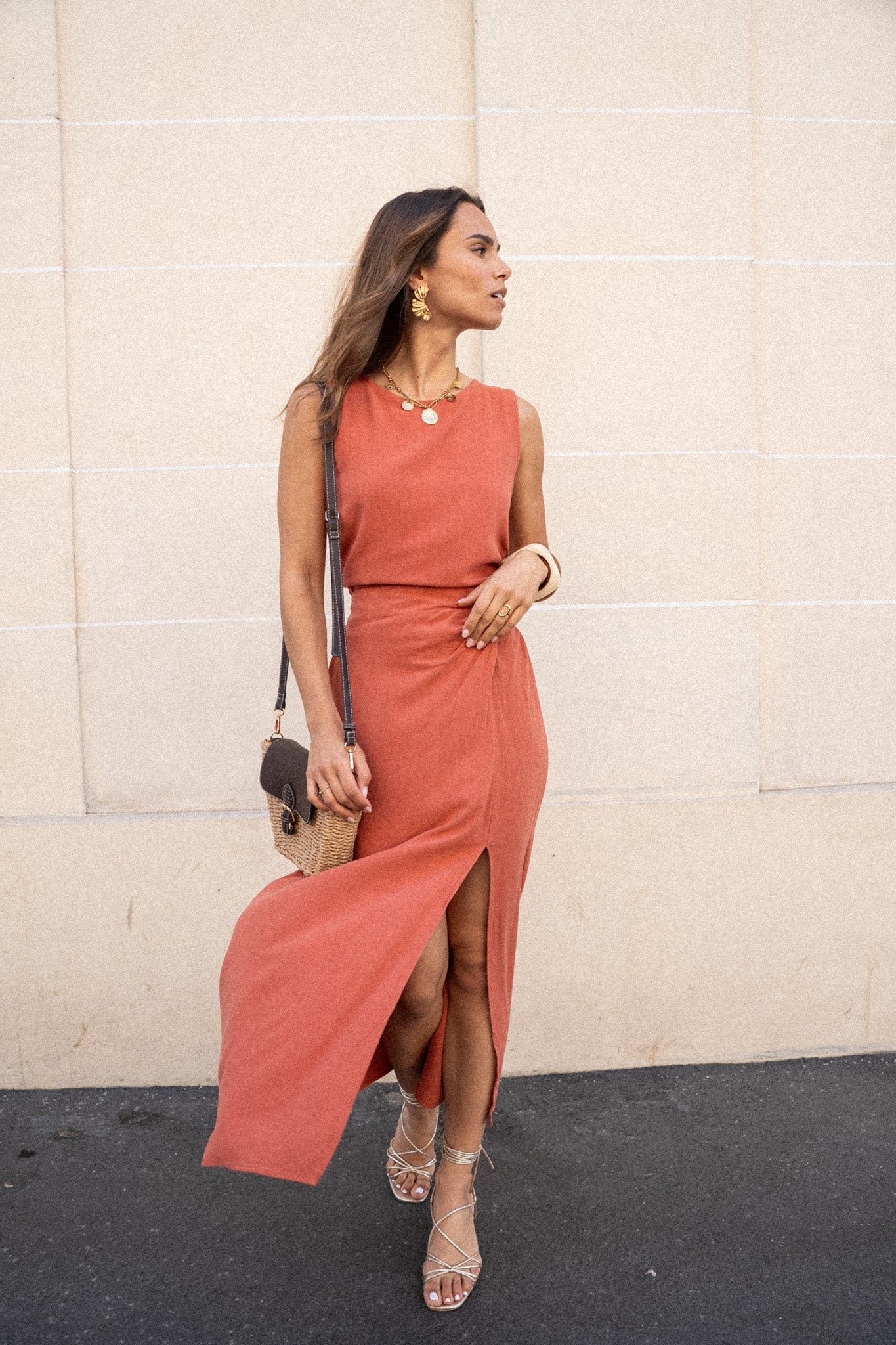 Isabella™ – Gonna Lunga Drappeggiata