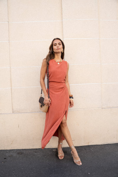 Isabella™ – Gonna Lunga Drappeggiata