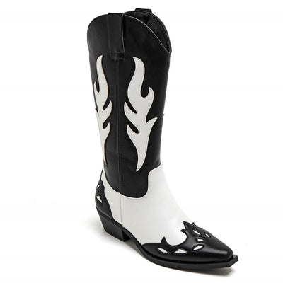 Abby Dame cowboy boot 9632A - Black