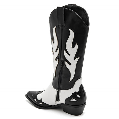 Abby Dame cowboy boot 9632A - Black