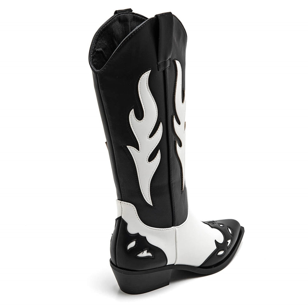 Abby Dame cowboy boot 9632A - Black