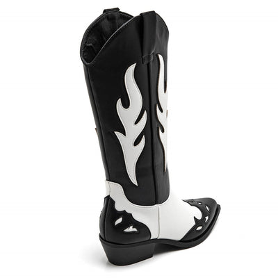 Abby Dame cowboy boot 9632A - Black