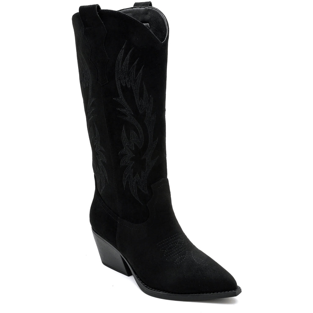 Dina women's boots 6398A - Black