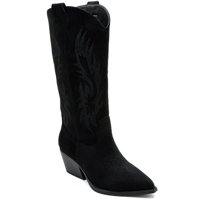Dina women's boots 6398A - Black