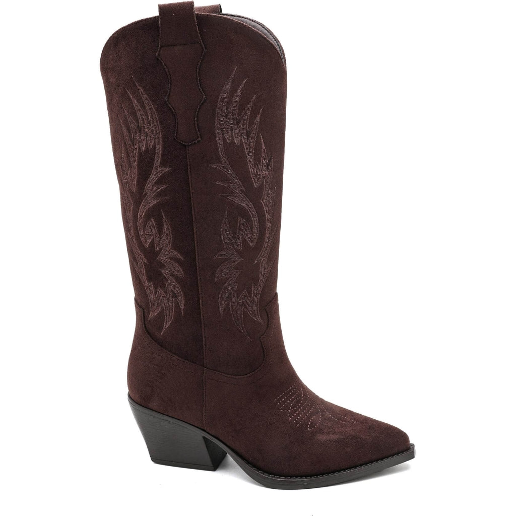 Dina women's boots 6398A - Brown