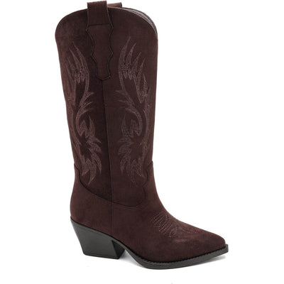 Dina women's boots 6398A - Brown