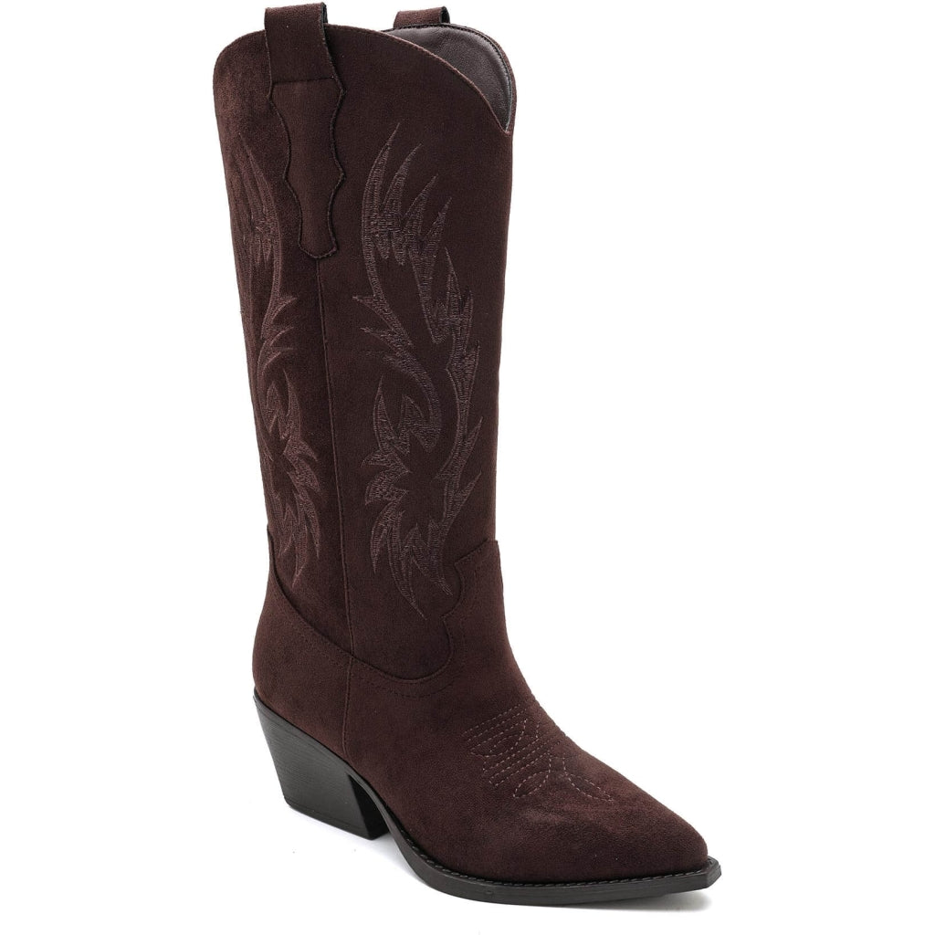 Dina women's boots 6398A - Brown