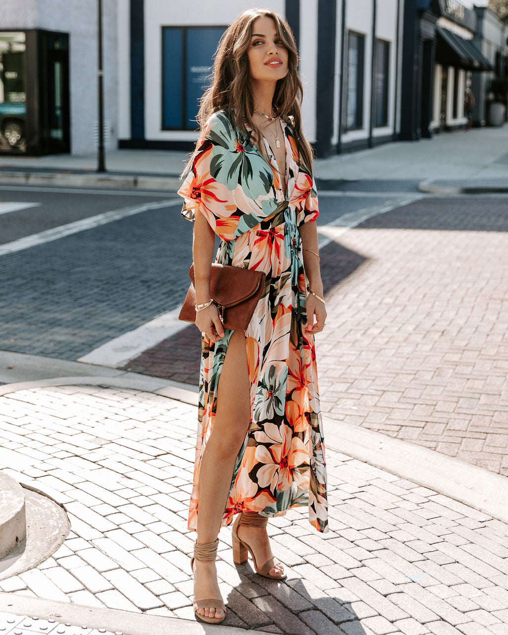Petra™ - Lightweight Dress with Flowers