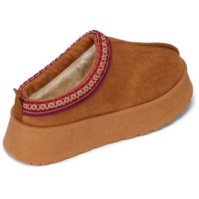 Eliane women's fluffy boots 3040 - Camel